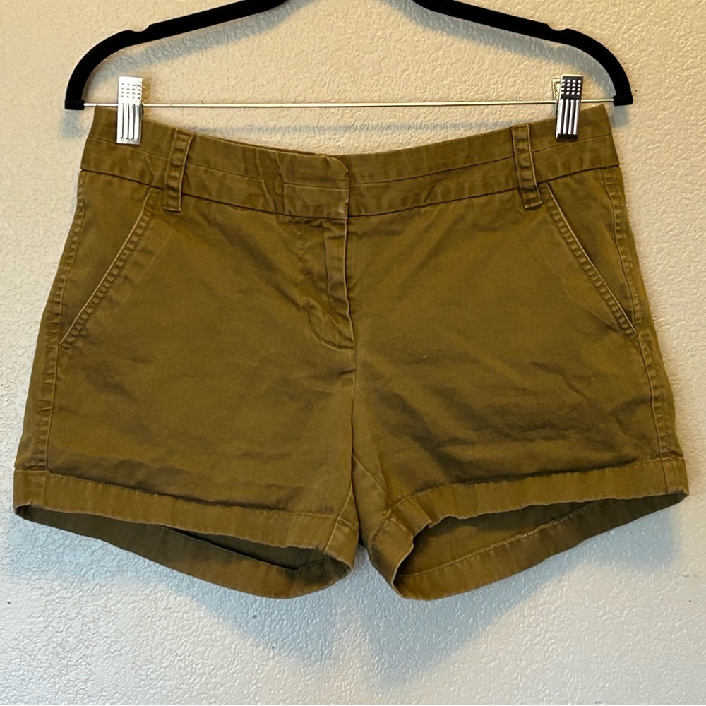 J. Crew Chino 4" Casual Shorts Style# 82043 Summer Beach Comfy Neutral Classic